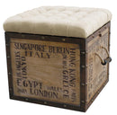 Pulaski Tufted City Crate Storage Ottoman