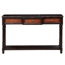 Pulaski Two Tone Rub-Through Console Table