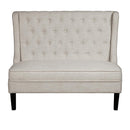 Pulaski Upholstered Banquet in Tuxedo Oatmeal