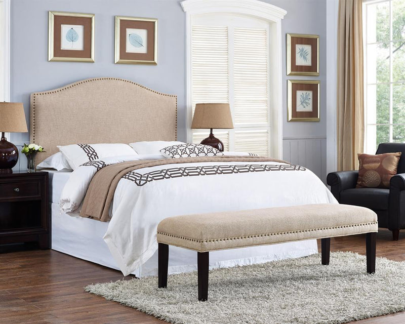 Pulaski Upholstered Bed Bench with Nailhead Trim