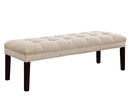 Pulaski Upholstered Panel Tufted Bed Bench