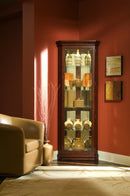 Pulaski Victorian Cherry Corner Curio