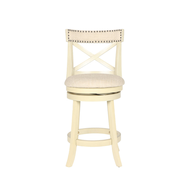 York 24" Counter Stool-White