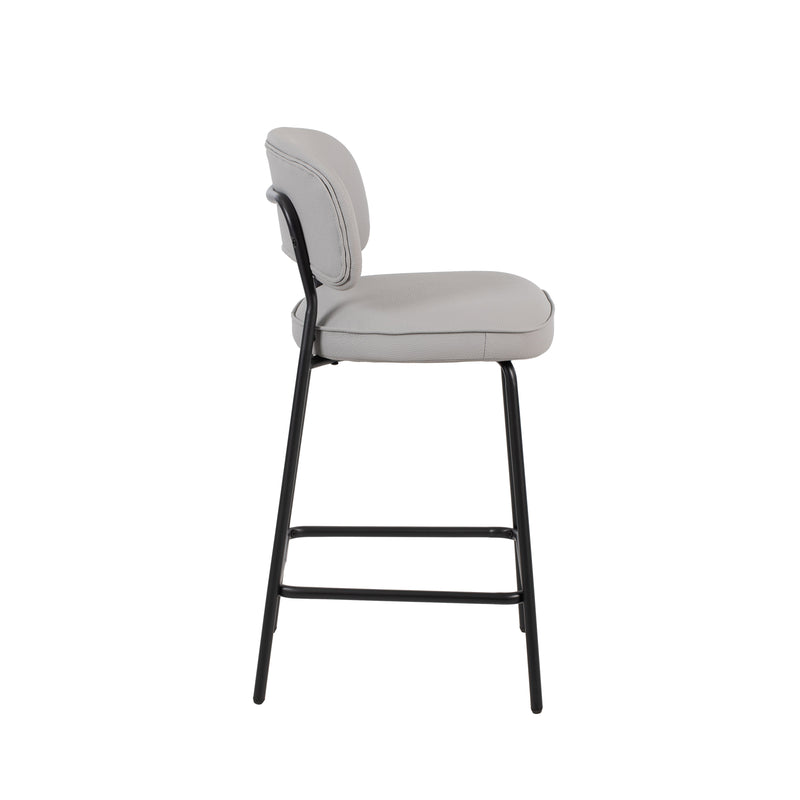 Blythe Ivory Vegan Leather Counter Chair (2 Per Carton)