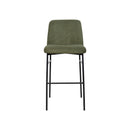Erik Bar Chair W/ Black Metal Frame- Green (2 Per Carton)