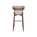 Royce Bar Chair W/ Walnut Metal Frame- Toast (2 Per Carton)