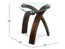 Allure Oval End Table