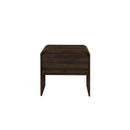 Mara One Drawer End Table / Bedside Table-Walnut