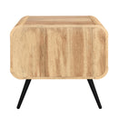 Rowan One Drawer End Table/Bedside Table-Natural