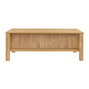 Thayer 47" Two Drawer Coffee Table-Natural
