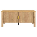 Thayer 47" Two Door Tv Console- Natural