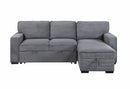 U0203 Light Grey Reversible Sofa Bed