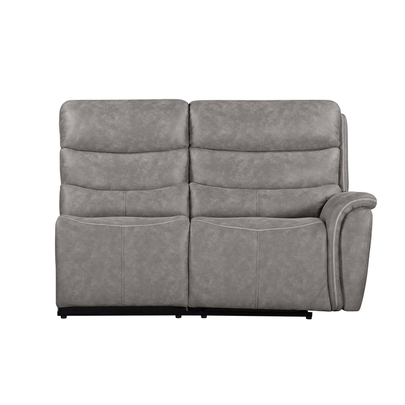 Kamari Raf Loveseat W/One Recliner-Gray