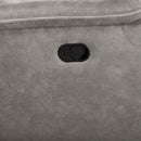 Kamari Laf Console Loveseat W/Dual Recliner-Gray