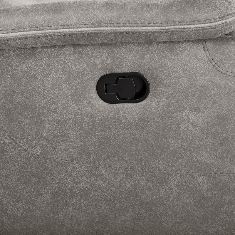 Kamari Laf Console Loveseat W/Dual Recliner-Gray