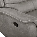 Kamari Laf Console Loveseat W/Dual Recliner-Gray