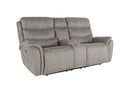 Kamari Console Loveseat W/Pwr Hr & Fr-Gray