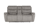 Kamari Console Loveseat W/Pwr Hr & Fr-Gray