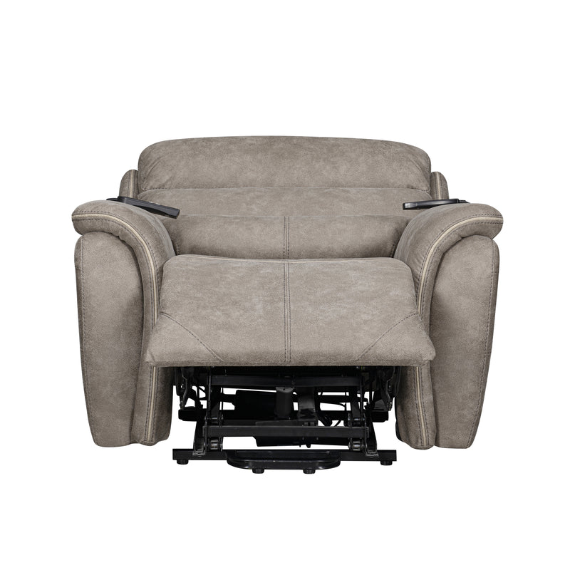 Kamari Power Lift Recliner W/ Heat & Massage-Gray