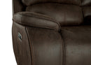 Brookings Glider Recliner W/Pwr Hr & Fr-Brown