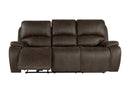 Brookings Sofa W/Pwr Hr & Fr-Brown
