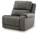 5Z - Pittson Power Reclining Sectional Loveseat with Console