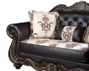 Maximus Loveseat Frame, Seat Cushions, Arms, Legs & 3 Pillows