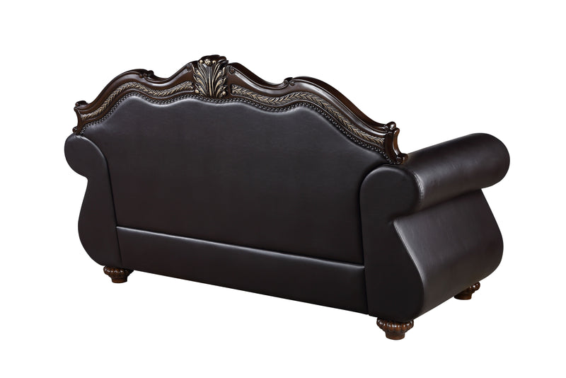 Maximus Loveseat Frame, Seat Cushions, Arms, Legs & 3 Pillows