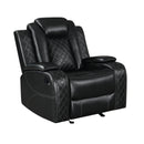 Orion Ii Glider Recliner-Black