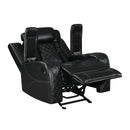 Orion Ii Glider Recliner-Black