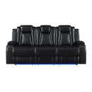 Orion Ii Sofa W/ Pwr Fr & Hr-Black