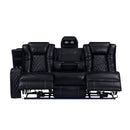 Orion Ii Laf Sofa W/Pwr Fr & Hr-Black