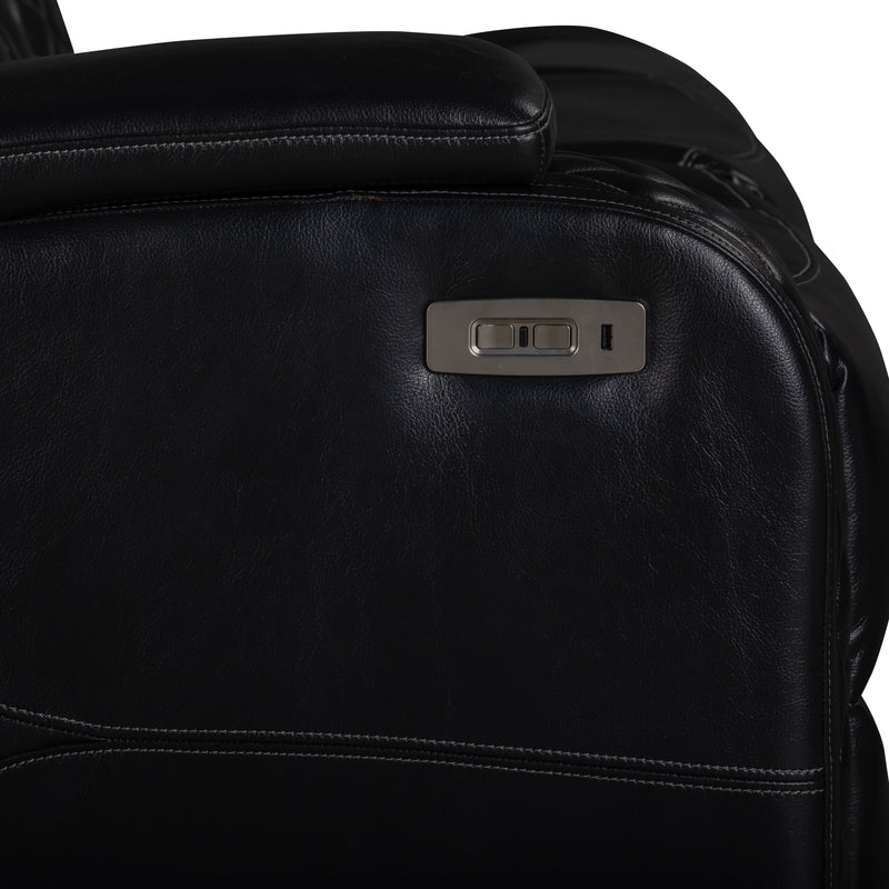 Orion Ii Laf Sofa W/Pwr Fr & Hr-Black