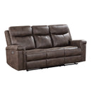 Quade Sofa W/Pwr Fr-Mocha