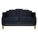 Empire Lighted Loveseat-Black