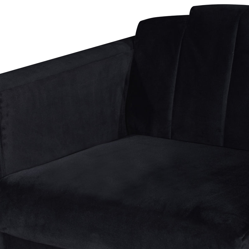 Empire Lighted Sofa-Black