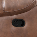 Morello Sofa W/Dual Recliner- Brown