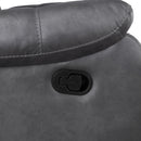 Morello Sofa W/Dual Recliner- Gray