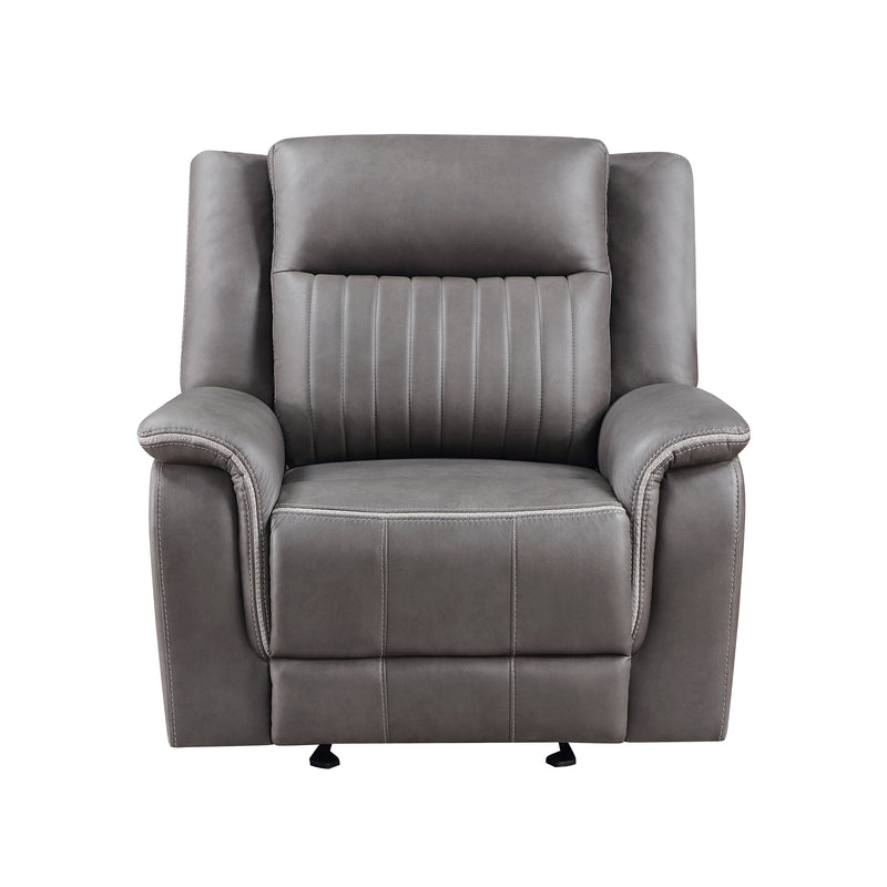 Enzo Glider Recliner- Gray