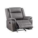 Enzo Glider Recliner- Gray