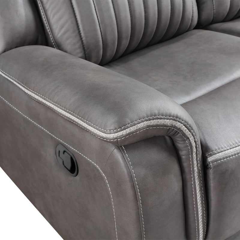Enzo Glider Recliner- Gray