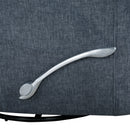 Takami Swivel Recliner-Blue Poly