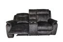 Park City Console Loveseat W/ Pwr Fr-Slate