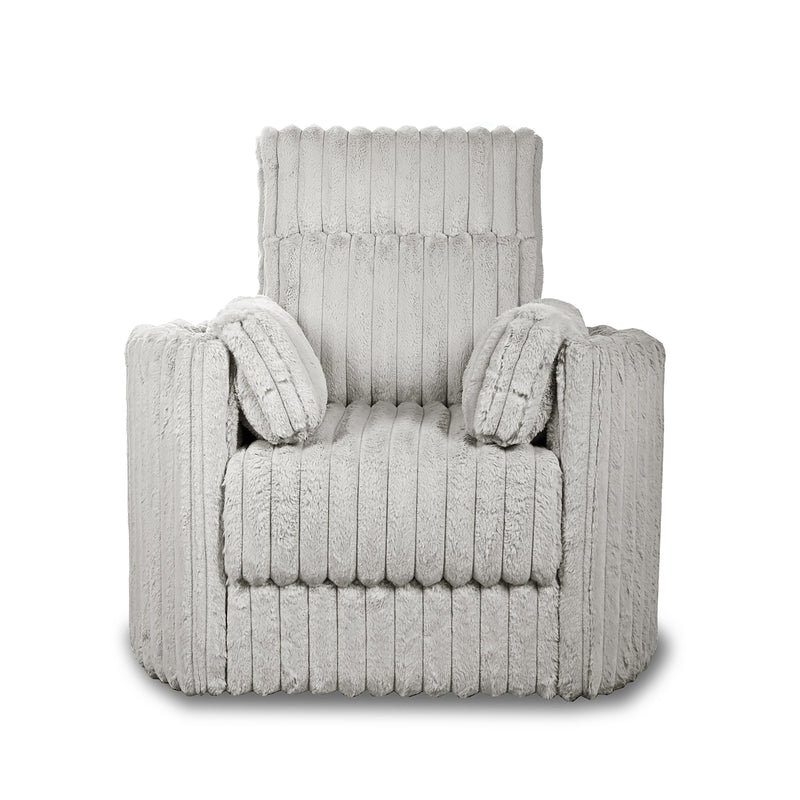Embrace Swivel Accent Chair-Gray