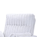 Embrace Swivel Accent Chair-White
