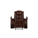 Chester Glider Recliner W/Pwr Hr & Fr-Brown