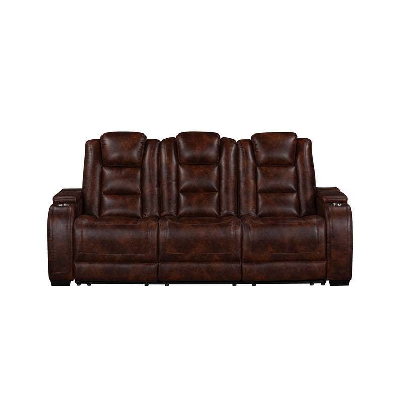 Chester Reclining Sofa-Brown