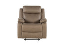 U6026 Brown Glider Recliner