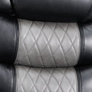 Nikko Glider Recliner-Black/Gray