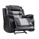 Nikko Glider Recliner W/Pwr Fr-Black/Gray